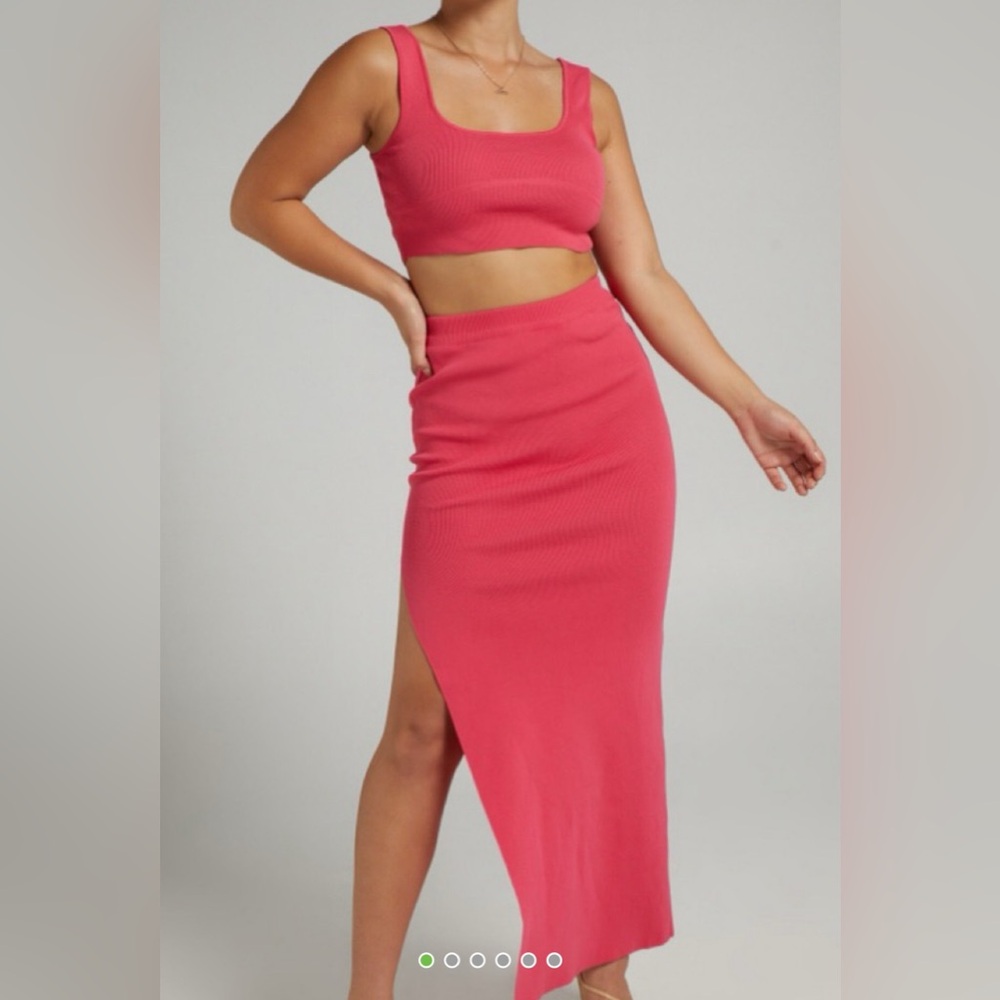 Showpo Pink Two Piece Set.